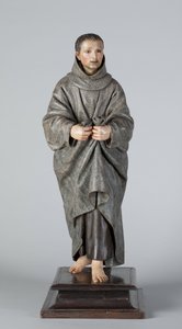 San Diego of Alcala, 1665-70 körül (polikróm fa)